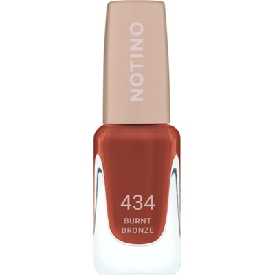 Notino Gel Effect Nail Polish lak na nechty s gélovým efektom 434 Burnt Bronze 10 ml