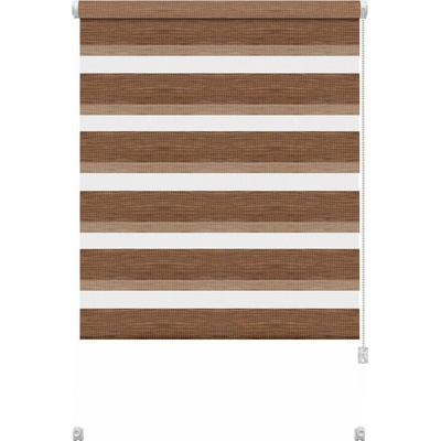 Gardinia Hnedá roleta deň a noc 42,5x150 cm Zebra Natur