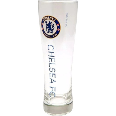 CurePink Sklenice FC Chelsea: Wordmark 470 ml