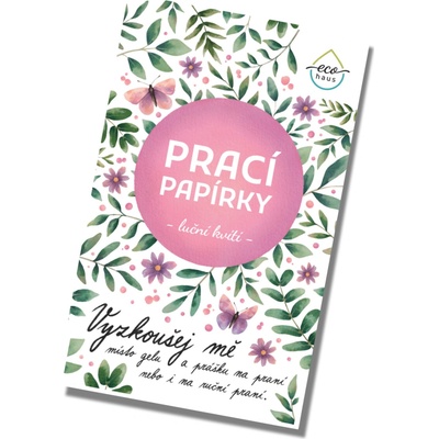 EcoHaus Sampling Prací papírky luční kvítí 1ks