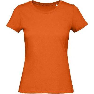 B&C Inspire T /women Dámske tričko Medium Fit z bio bavlny oranžová urban