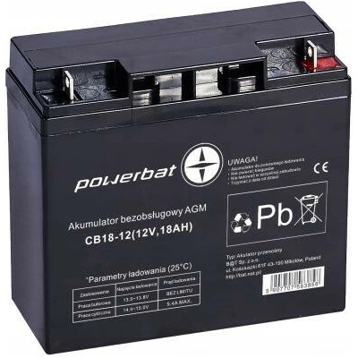 AGM batéria POWERBAT CB 12V 18Ah