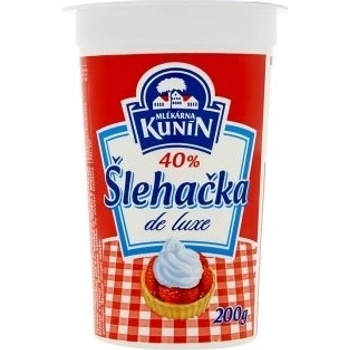 Mlékárna Kunín Šlehačka de luxe 40% 200 g