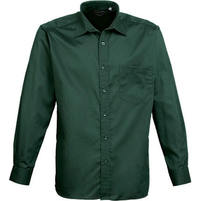 Premier Workwear pánská košile s dlouhým rukávem PR200 bottle