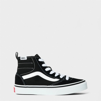Vans Детски маратонки Vans Unisex Kids' Ashwood Canvas High-Top Trainers - Black/White BA2