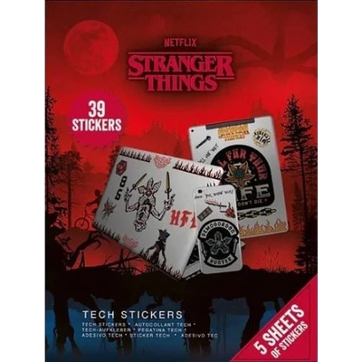 Samolepky technické Stranger Things 4
