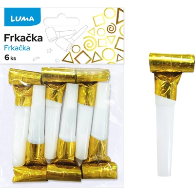 LUMA Frkačka holografická zlatá, 6 ks – Hledejceny.cz