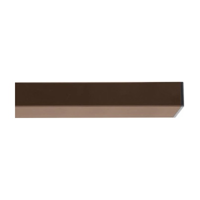 Nosník Zn+PVC hnědá, délka 200 cm, 60x40 mm