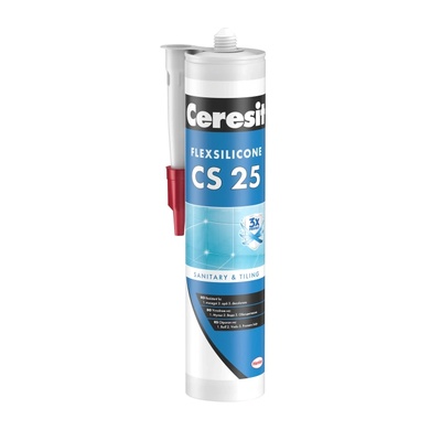 Henkel CS 25 TrioProtect Санитарен силикон 280 мл. бял (1050052/d)