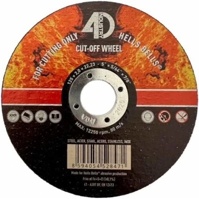Hells Bells Řezný kotouč 125 x 2,0 x 22 mm HB12520