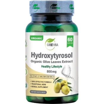 Grewia Hydroxytyrosol Olive Leaves Extract 800 mg [60 капсули]