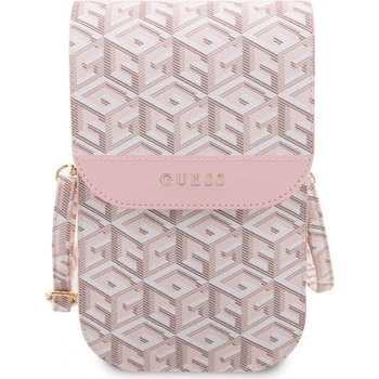 Pouzdro Guess PU G Cube Phone Bag růžové