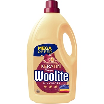 Woolite Keratin Therapy Mix Colors prací gél 75 PD 4,5 l