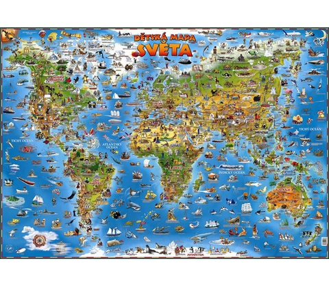 Dětská mapa světa