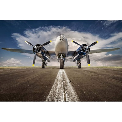 DIMEX ART Флизелинов фототапет исторически военен самолет 375 x 250 см