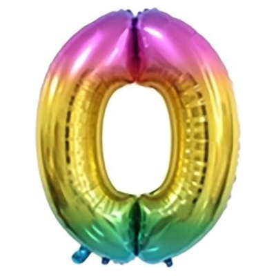 TORO Balónek foliový číslice 0 30cm