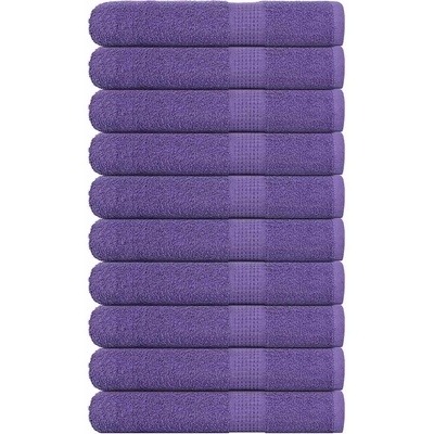 vidaXL Кърпи FROGN 10 бр. Лилави 100x200 см 360 г/м2 (136892)
