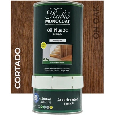 Rubio Monocoat Oil Cortado Component A - Масло за вътрешна употреба 2.75л (5892)
