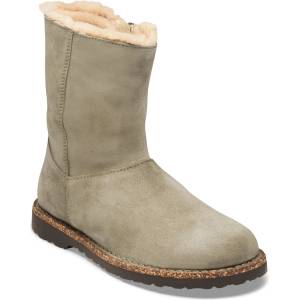 Birkenstock Дамски зимни ботуши Birkenstock Women's Uppsala Zip Suede Shearling Winter boots - Taupe - размер 43 (121-1076-0318)