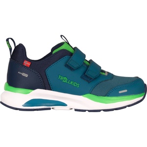 Trollkids Детски ежедневни обувки Trollkids Kid's Flekkefjord Hiker Casual shoes - Dark Marine / Mystic Blue / Fresh Green - размер 36 (EU) (702-4703-0122)