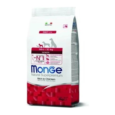 Monge Dog Mini Senior 28/14 Kuře rýže 3 kg