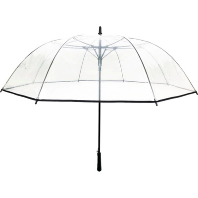 Smati Чадър за дъжд Golf прозрачно черен (UBUL1010)