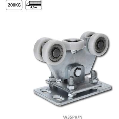 Vozík do 200 kg, nastaviteľný, profil 70 x 70 mm