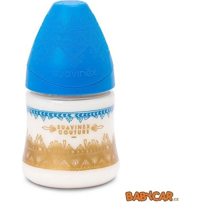 Suavinex Couture Láhev Dark Blue 150 ml