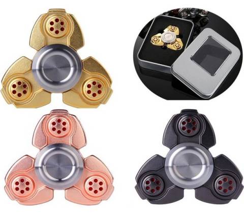 Fidget Spinner Kovový Matrix Zlatý