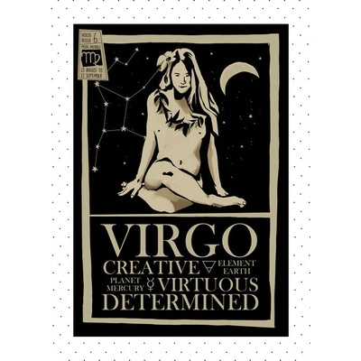 Plagát, Obraz - Virgo Celestial Woman, Dion Gem, 30 × 40 cm