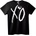 NOONEBRAND Тениска XO Прегръдки и целувки - 3XL, Black