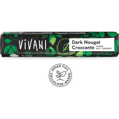 VIVANI Nugátová čokoláda s orieškami BIO 35 g