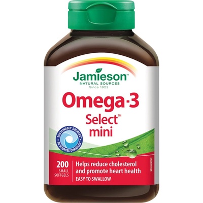Jamieson Omega-3 Select mini 200 kapsúl