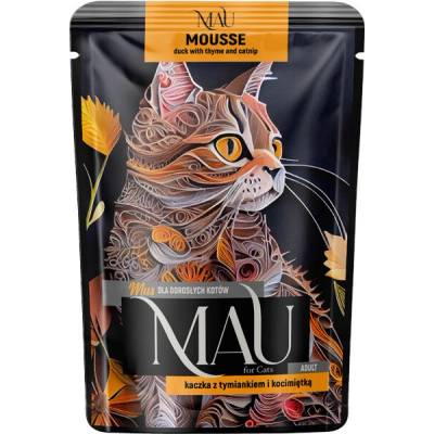 Mau Mus kačica s tymiánom a mačacou mätou 85 g