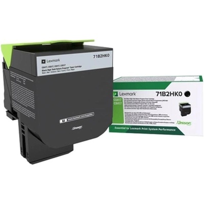 Lexmark 71B2HK0 оригинална тонер касета (черна) (oll 71b2hk0 12507)