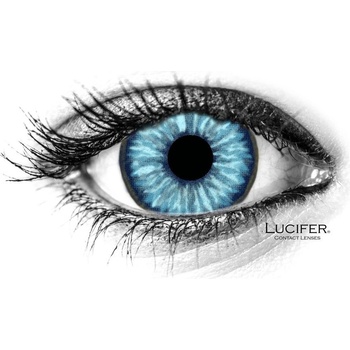 Lucifer Crazy šošovky - nedioptrické - ELF BLUE mini sclera 2 šošovky