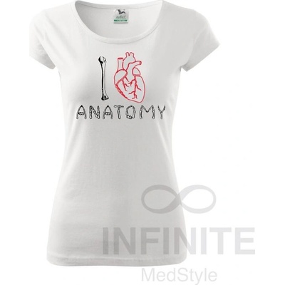Tričko I love ANATOMY dámské