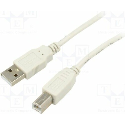 Goobay 68714 USB 2.0 USB A vidlice USB B vidlice 5m šedý