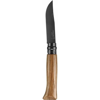 Nůž Opinel Inox Black 08 8,5 cm dub černý Virobloc