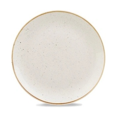 CHURCHILL Stonecast Barley White Bílý talíř ručně zdobený 32,4 cm