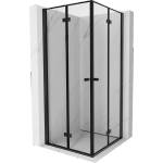 Mexen Mist-F Duo сгъваема душ кабина 100 x 100 см, черна рамка, черна - 8A6-100L-100P-70-70 (8A6-100L-100P-70-70)