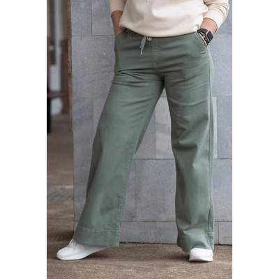 Džíny do gumy PALFI khaki F578-9 Khaki