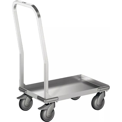 B.PRO Platformový vozík TRE 6 x 4 pro euro kontejnery s posuvnou rukojetí