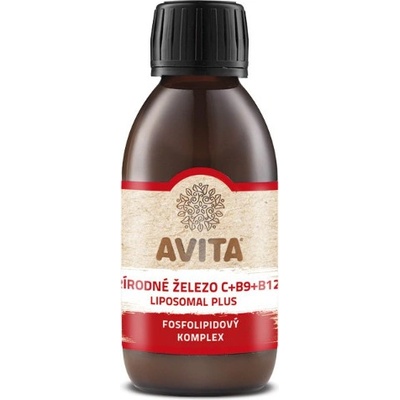 Avita Prírodné Železo C+B9+B12 Liposomal Plus 200 ml