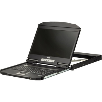 ATEN cl3100nx стелажна конзола 47 см (18.5") Черен 1u (cl3100nx-es) (cl3100nx-es)