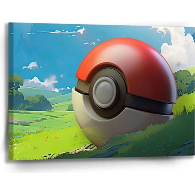 Sablio Obraz Pokemon ball Krajina - 90x60 cm