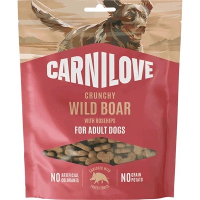 Carnilove Dog Crunchy Snack Wild Boar diviak+šípky 200 g