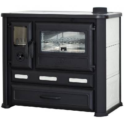 TIM SISTEM ALMA MONS sporák na tuhá paliva - bílý/pravý