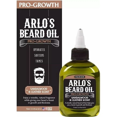 Arlo´s olej na růst vousů PRO Grovth Sandalwood & Leather 75 ml – Sleviste.cz