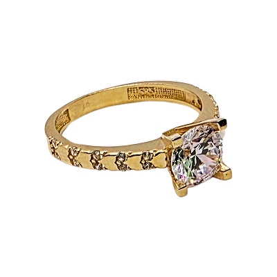 VipGold Златен годежен пръстен 2.70 гр (pr053)